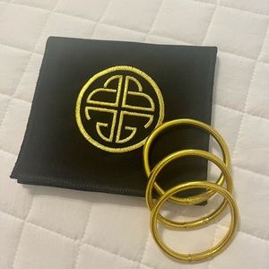 BUDHAGIRL Gold All Weather Bangles